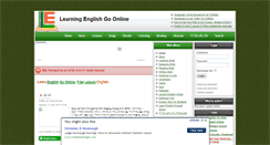Desktop Screenshot of englishgoonline.com